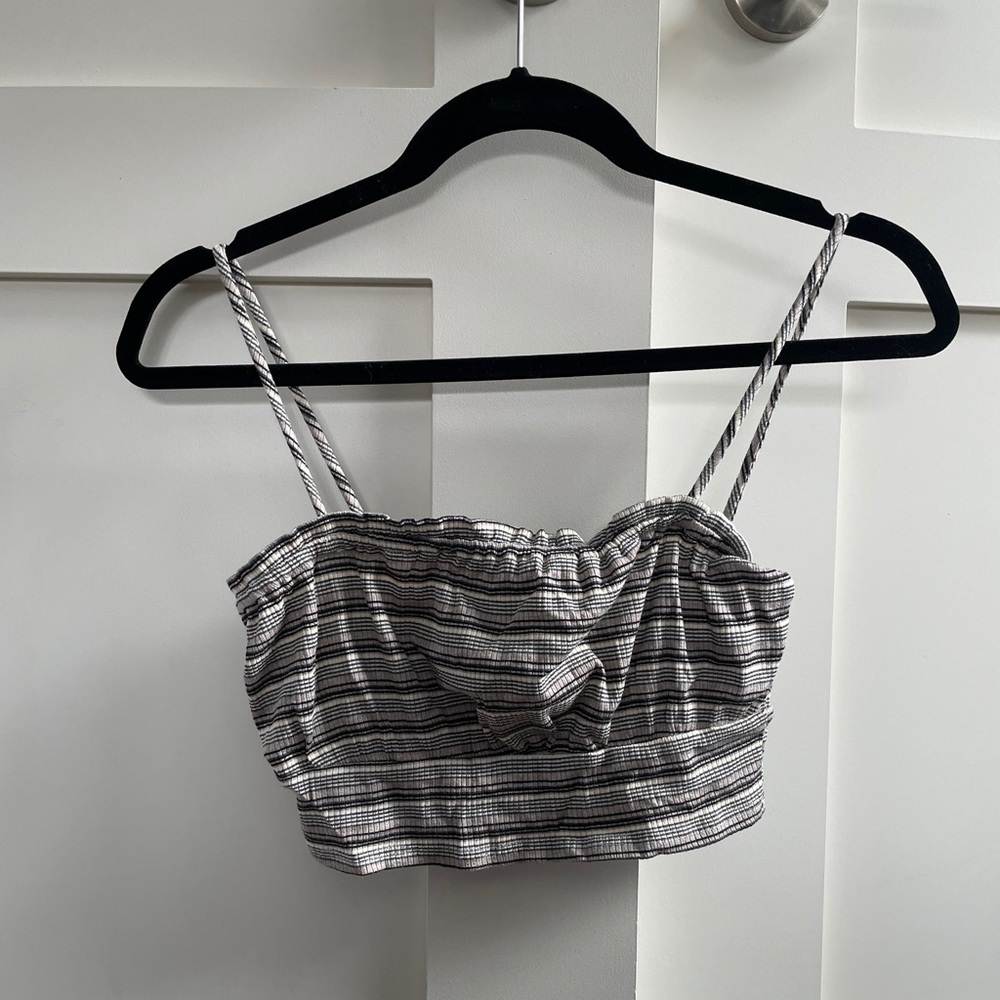 Pacsun striped cropped tank